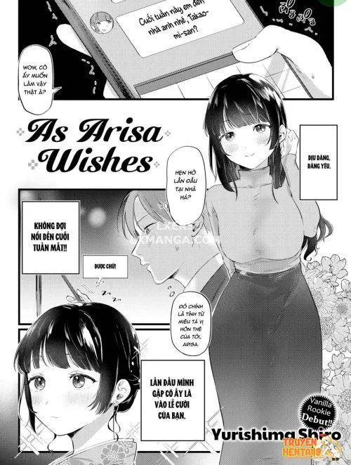 Bìa truyện As Arisa Wishes