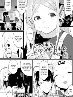 Không Tin Được, Tình Dục Như Mơ - Bìa truyện