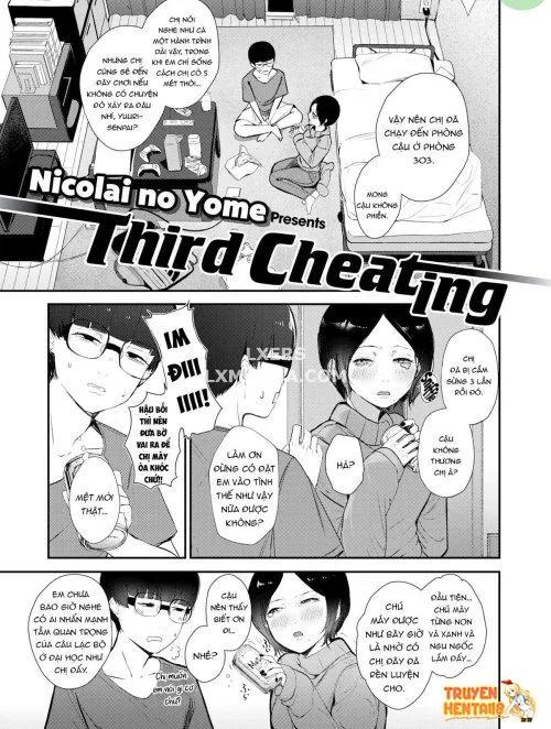 Lần Thứ Ba Gian Lận Tình Dục - Bìa truyện