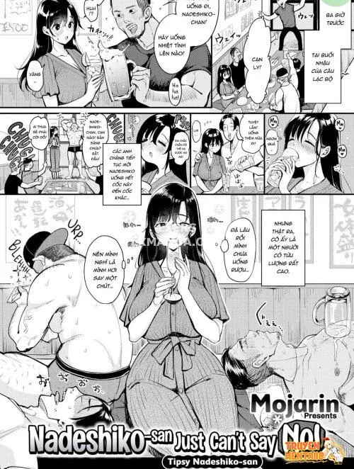 Bìa truyện Nadeshiko-san Just Can’t Say No! ~Tipsy Nadeshiko-san