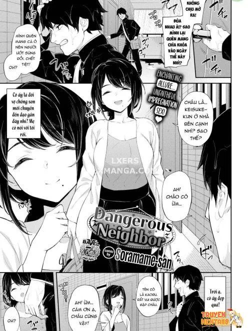 Người Hàng Xóm Nguy Hiểm - Bìa truyện