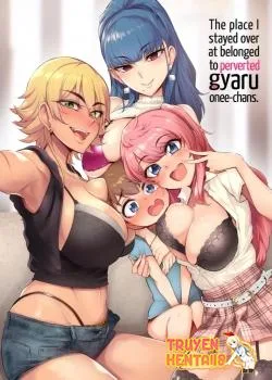 Bìa truyện The Place I Stayed Over At Belonged To Perverted Gyaru Onee-chans