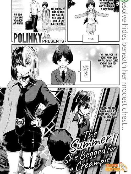 The Summer She Begged For A Creampie - Bìa truyện